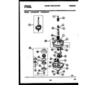 Frigidaire WA3900AWW1 transmission parts diagram
