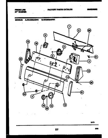 Console and control parts