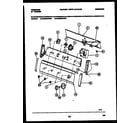 Frigidaire WA6500AWW1 console and control parts diagram