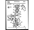 Frigidaire WA6520AL1 tub detail diagram