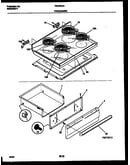 Cooktop and drawer parts
