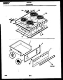 Cooktop and drawer parts