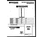 Frigidaire FRS22XHAW0 front cover diagram