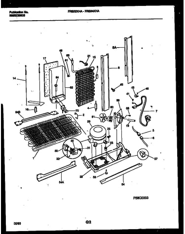 System and automatic defrost parts
