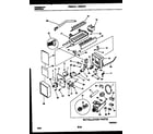 Frigidaire FRS22XHAD0 ice maker and installation parts diagram