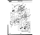 Frigidaire FRS22XHAW0 ice maker and installation parts diagram