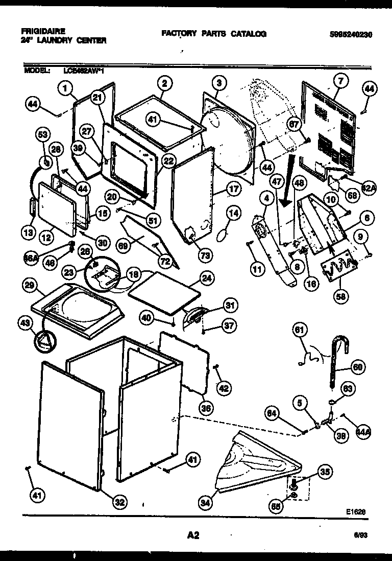 Cabinet parts and heater