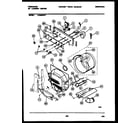 Frigidaire LCE462AW1 console, control and drum diagram