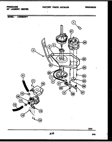 Motor and idler arm clutch