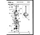 Frigidaire LCE462AW1 transmission parts diagram