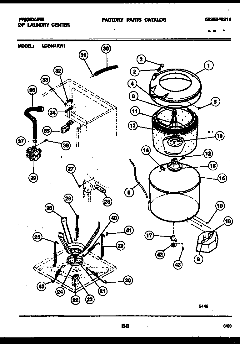 Tubs, water valve and lid switch