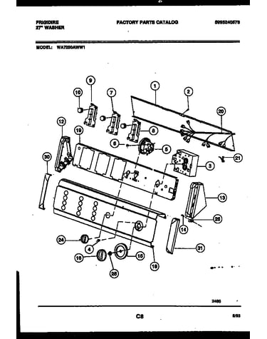 Console and control parts