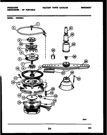 Motor pump parts