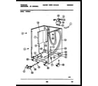 Frigidaire DW2558A1 cabinet parts diagram