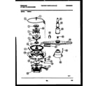 Frigidaire DW2508A1 motor pump parts diagram