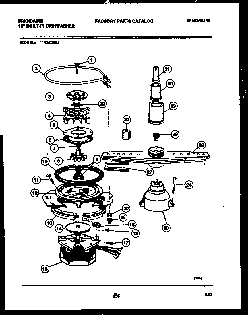 Motor pump parts