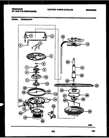 Motor pump parts