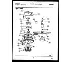 Frigidaire DW5000A1 motor pump parts diagram