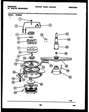 Motor pump parts