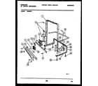 Frigidaire DW5000A1 power dry and motor parts diagram