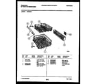 Frigidaire DW5000A1 racks and trays diagram
