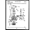 Frigidaire DW5200A1 motor pump parts diagram