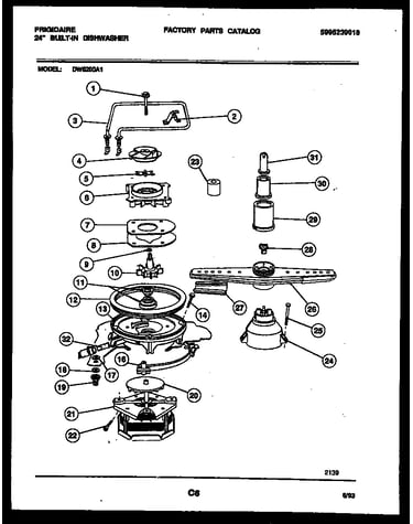Motor pump parts