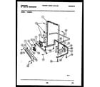 Frigidaire DW5200A1 power dry and motor parts diagram