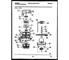 Tappan DB700AW1 motor pump parts diagram
