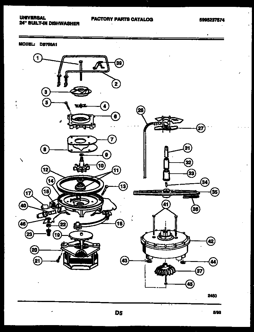 Motor pump parts