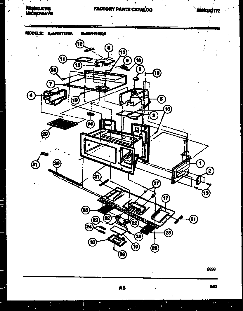 Motor and lamp assembly