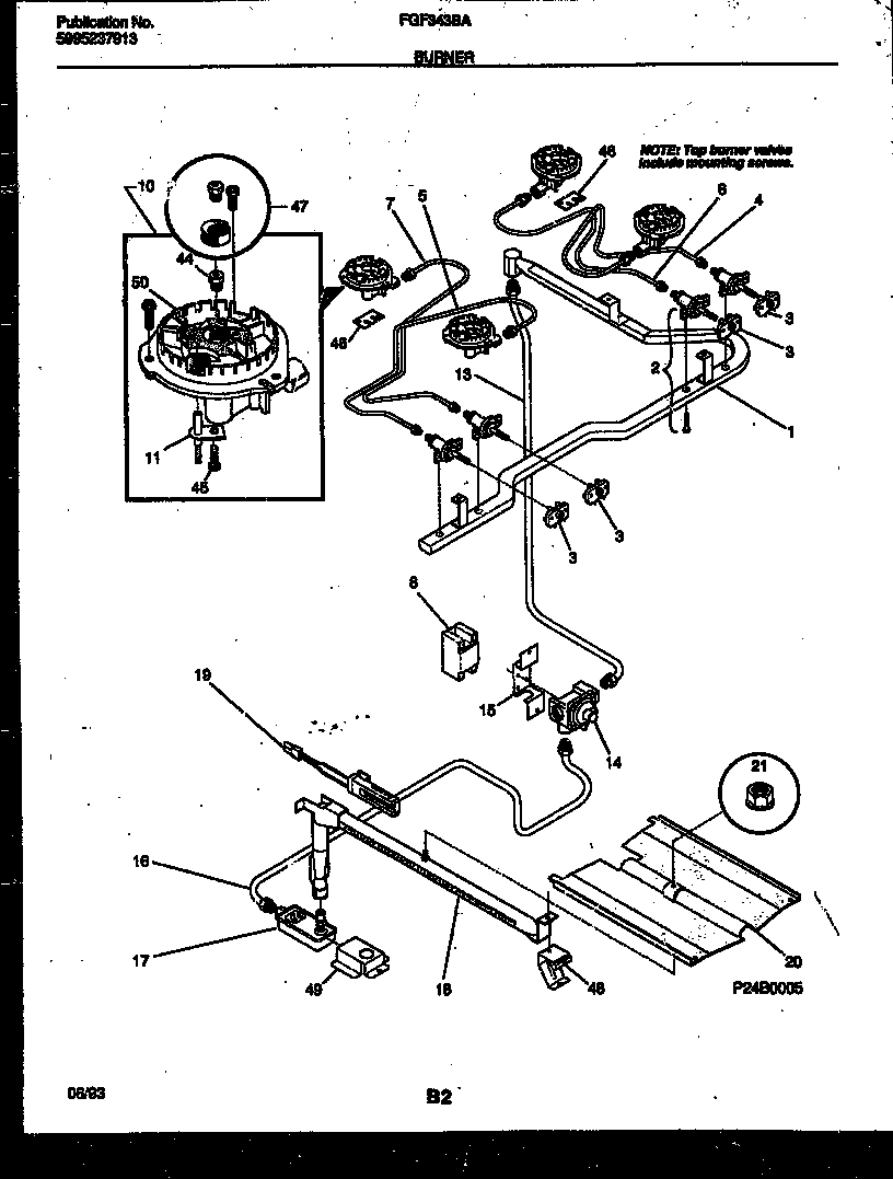 Burner parts