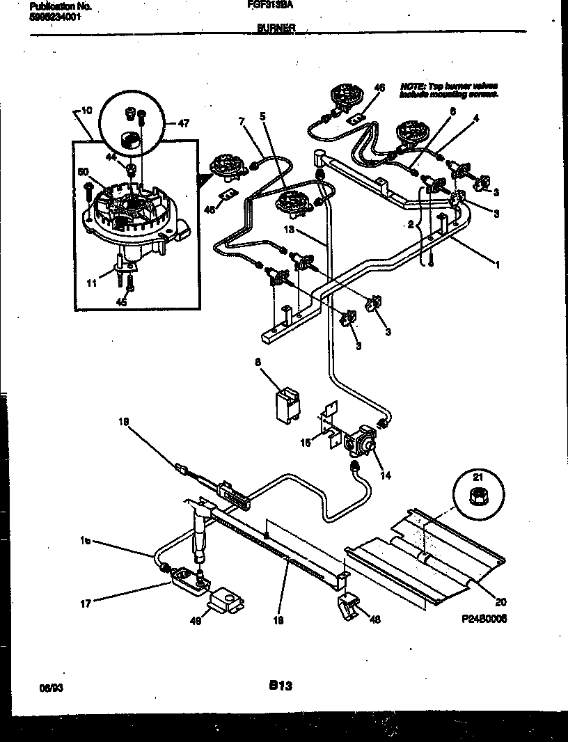 Burner parts