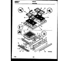 Frigidaire FGF313BAWA cooktop and broiler drawer parts diagram