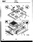 Cooktop and broiler drawer parts