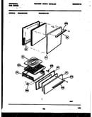 Door and broiler drawer parts