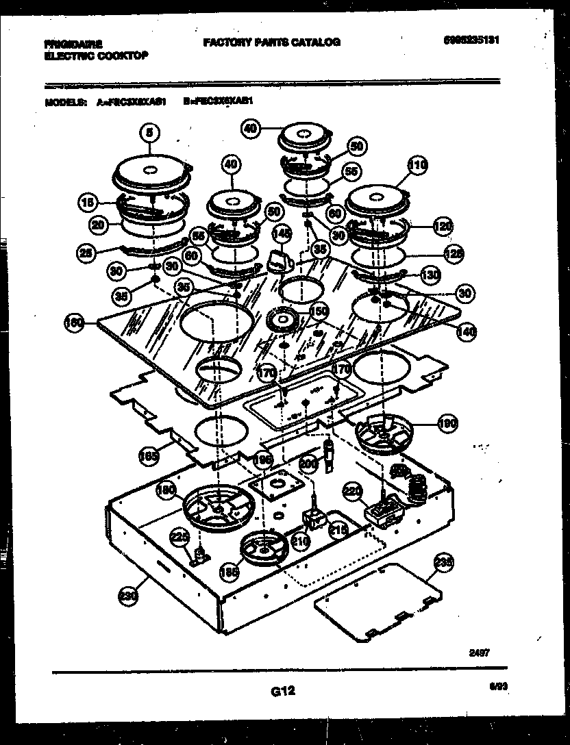 COOKTOP PARTS