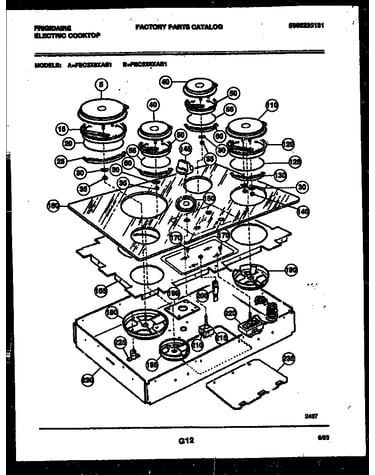 Cooktop parts