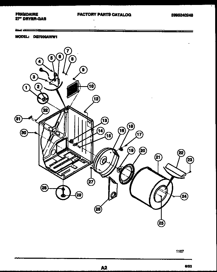 CABINET AND COMPONENT PARTS