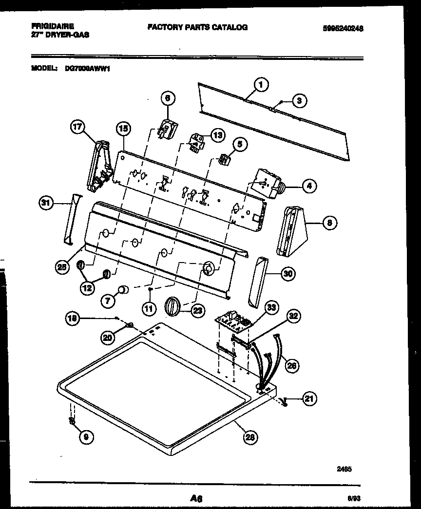 CONSOLE AND CONTROL PARTS