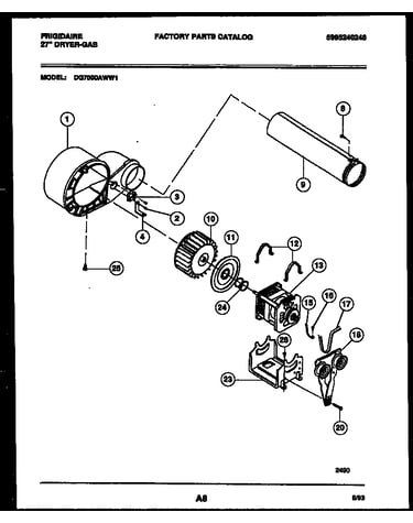 Blower and drive parts