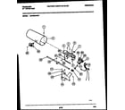 Frigidaire DG7000AWW1 burner, igniter and valve diagram