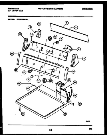 Console and control parts