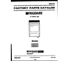 Frigidaire DG5800ADD1  diagram