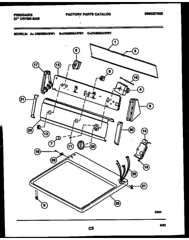 Console and control parts