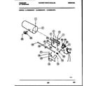 Frigidaire DG5800ADD1 burner, igniter and valve diagram