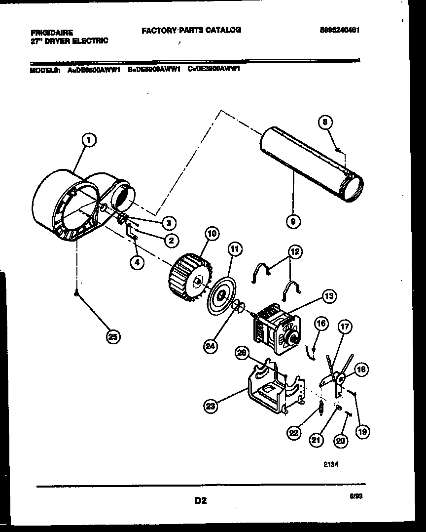 BLOWER AND DRIVE PARTS