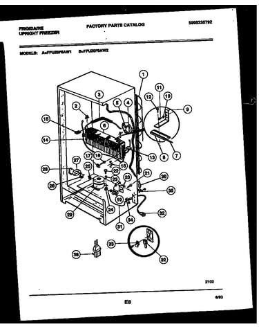 System and automatic defrost parts