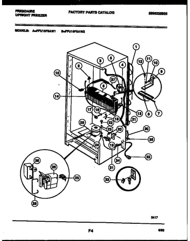 System and automatic defrost parts
