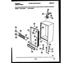 Frigidaire FFU17D9AW1 cabinet parts diagram